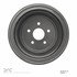 365-54072 by DYNAMIC FRICTION COMPANY - True Balanced Brake Drum