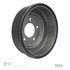 365-54076 by DYNAMIC FRICTION COMPANY - True Balanced Brake Drum