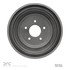 365-47034 by DYNAMIC FRICTION COMPANY - True Balanced Brake Drum