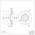 600-27025 by DYNAMIC FRICTION COMPANY - Disc Brake Rotor
