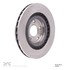 600-46019 by DYNAMIC FRICTION COMPANY - BARE BRAKE ROTOR