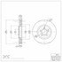 600-39013 by DYNAMIC FRICTION COMPANY - Disc Brake Rotor