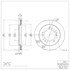600-47060 by DYNAMIC FRICTION COMPANY - Disc Brake Rotor