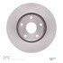 600-76057 by DYNAMIC FRICTION COMPANY - Disc Brake Rotor