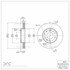 600-80038 by DYNAMIC FRICTION COMPANY - Disc Brake Rotor