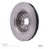 600-75019D by DYNAMIC FRICTION COMPANY - Disc Brake Rotor