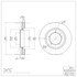 604-02018 by DYNAMIC FRICTION COMPANY - GEOSPEC Coated Rotor - Blank