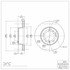 604-02028 by DYNAMIC FRICTION COMPANY - GEOSPEC Coated Rotor - Blank