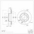 604-02029 by DYNAMIC FRICTION COMPANY - GEOSPEC Coated Rotor - Blank
