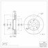 604-03000 by DYNAMIC FRICTION COMPANY - GEOSPEC Coated Rotor - Blank