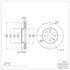 604-03001 by DYNAMIC FRICTION COMPANY - GEOSPEC Coated Rotor - Blank