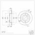 604-03017 by DYNAMIC FRICTION COMPANY - GEOSPEC Coated Rotor - Blank