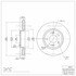 604-03020 by DYNAMIC FRICTION COMPANY - GEOSPEC Coated Rotor - Blank