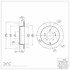 604-03022 by DYNAMIC FRICTION COMPANY - GEOSPEC Coated Rotor - Blank