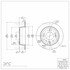 604-03029 by DYNAMIC FRICTION COMPANY - GEOSPEC Coated Rotor - Blank
