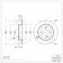 604-03041 by DYNAMIC FRICTION COMPANY - GEOSPEC Coated Rotor - Blank