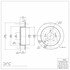 604-03044 by DYNAMIC FRICTION COMPANY - GEOSPEC Coated Rotor - Blank