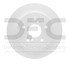 604-01006 by DYNAMIC FRICTION COMPANY - GEOSPEC Coated Rotor - Blank