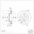 604-20017 by DYNAMIC FRICTION COMPANY - GEOSPEC Coated Rotor - Blank