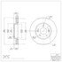 604-21011 by DYNAMIC FRICTION COMPANY - GEOSPEC Coated Rotor - Blank