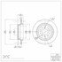 604-27024 by DYNAMIC FRICTION COMPANY - GEOSPEC Coated Rotor - Blank