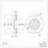 604-27025 by DYNAMIC FRICTION COMPANY - GEOSPEC Coated Rotor - Blank