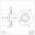 604-27028 by DYNAMIC FRICTION COMPANY - GEOSPEC Coated Rotor - Blank