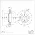 604-27039 by DYNAMIC FRICTION COMPANY - GEOSPEC Coated Rotor - Blank