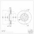 604-27040 by DYNAMIC FRICTION COMPANY - GEOSPEC Coated Rotor - Blank
