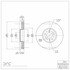 604-27045 by DYNAMIC FRICTION COMPANY - GEOSPEC Coated Rotor - Blank