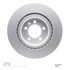 604-11009 by DYNAMIC FRICTION COMPANY - GEOSPEC Coated Rotor - Blank