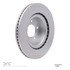 604-11009 by DYNAMIC FRICTION COMPANY - GEOSPEC Coated Rotor - Blank