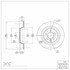 604-11022 by DYNAMIC FRICTION COMPANY - GEOSPEC Coated Rotor - Blank