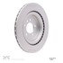 604-11023 by DYNAMIC FRICTION COMPANY - GEOSPEC Coated Rotor - Blank