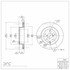 604-13022 by DYNAMIC FRICTION COMPANY - GEOSPEC Coated Rotor - Blank