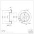604-13024 by DYNAMIC FRICTION COMPANY - GEOSPEC Coated Rotor - Blank