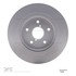 604-13028 by DYNAMIC FRICTION COMPANY - GEOSPEC Coated Rotor - Blank