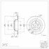 604-13032 by DYNAMIC FRICTION COMPANY - GEOSPEC Coated Rotor - Blank