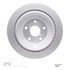 604-13036 by DYNAMIC FRICTION COMPANY - GEOSPEC Coated Rotor - Blank