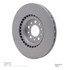 604-16012 by DYNAMIC FRICTION COMPANY - GEOSPEC Coated Rotor - Blank