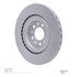 604-16013 by DYNAMIC FRICTION COMPANY - GEOSPEC Coated Rotor - Blank