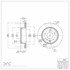 604-20009 by DYNAMIC FRICTION COMPANY - GEOSPEC Coated Rotor - Blank