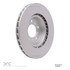 604-31055D by DYNAMIC FRICTION COMPANY - GEOSPEC Coated Rotor - Blank