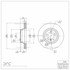 604-31058 by DYNAMIC FRICTION COMPANY - GEOSPEC Coated Rotor - Blank