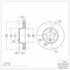 604-31062 by DYNAMIC FRICTION COMPANY - GEOSPEC Coated Rotor - Blank