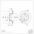 604-31060 by DYNAMIC FRICTION COMPANY - GEOSPEC Coated Rotor - Blank