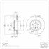 604-31063 by DYNAMIC FRICTION COMPANY - GEOSPEC Coated Rotor - Blank