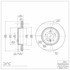 604-31064 by DYNAMIC FRICTION COMPANY - GEOSPEC Coated Rotor - Blank