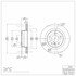 604-31068 by DYNAMIC FRICTION COMPANY - GEOSPEC Coated Rotor - Blank