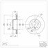 604-31067 by DYNAMIC FRICTION COMPANY - GEOSPEC Coated Rotor - Blank